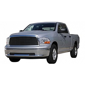 T-Rex Truck Products Grille Insert - Horizontal Bar Rectangular Polished Aluminum - 20457