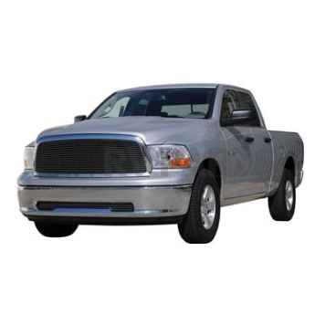T-Rex Truck Products Grille Insert - Horizontal Bar Rectangular Polished Aluminum - 20457