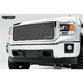 T-Rex Truck Products Grille Insert - Bar Rectangular Polished Aluminum - 20208