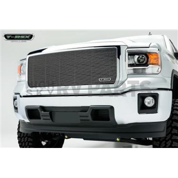 T-Rex Truck Products Grille Insert - Bar Rectangular Polished Aluminum - 20208