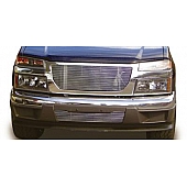 T-Rex Truck Products Grille Insert - Horizontal Bar Trapezoid Polished Aluminum - 20370
