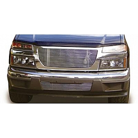 T-Rex Truck Products Grille Insert - Horizontal Bar Trapezoid Polished Aluminum - 20370
