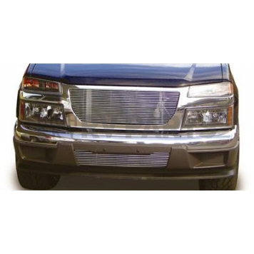 T-Rex Truck Products Grille Insert - Horizontal Bar Trapezoid Polished Aluminum - 20370