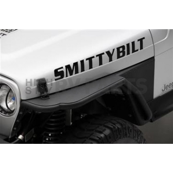 Smittybilt Fender Black Steel Powder Coated Set Of 2 - 76866