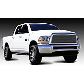 T-Rex Truck Products Grille Insert - Horizontal Bar Rectangular Polished Aluminum - 20451