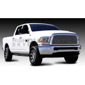 T-Rex Truck Products Grille Insert - Horizontal Bar Rectangular Polished Aluminum - 20451