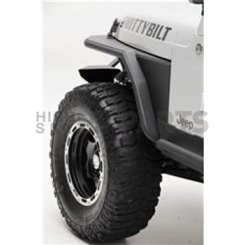 Smittybilt Fender Black Steel Powder Coated Set Of 2 - 76867