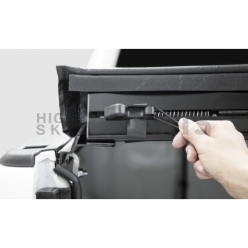 Access Covers Soft Rolling-Up Tonneau Cover Black Matte Vinyl - 34189-4