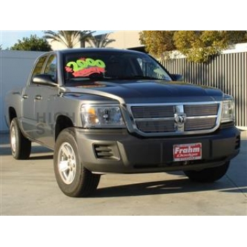 T-Rex Truck Products Grille Insert - Horizontal Bar Rectangular Polished Aluminum - 20422