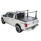 BAK Industries Tonneau Cover Hard Folding Black Aluminum - 26337BT