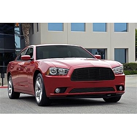T-Rex Truck Products Grille Insert - Horizontal Bar Rectangular Black Powder Coated Aluminum - 20442B