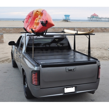 BAK Industries Tonneau Cover Hard Folding Black Matte Textured Aluminum - 26406BT