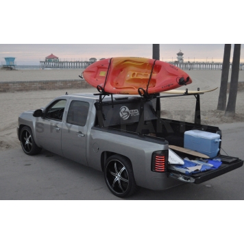 BAK Industries Tonneau Cover Hard Folding Black Matte Textured Aluminum - 26406BT-1