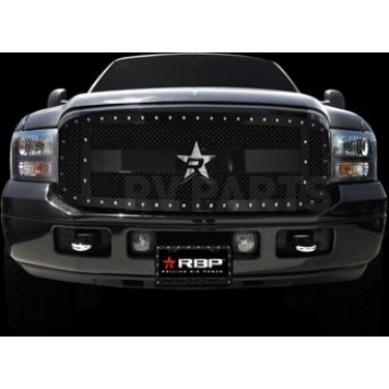 RBP (Rolling Big Power) Grille Insert - Black Powder Coated Stainless Steel  - 951561