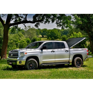 UnderCover Tonneau Cover Hard Tilt-Up Black Matte Textured ABS Composite - 2216-4