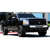 T-Rex Truck Products Grille Insert - Mesh Rectangular Black Powder Coated Steel - 6711111