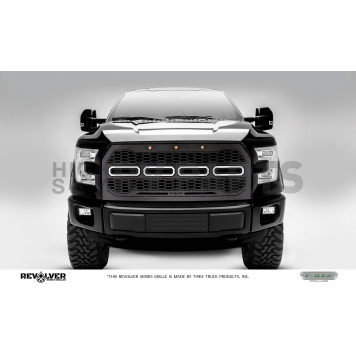 T-Rex Truck Products Grille Insert - Honeycomb Rectangular Black Powder Coated Steel - 6515751