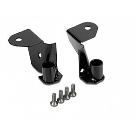 Warrior Products Exterior Mirror Bracket Powder Coated Black Steel - 1495
