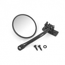 Rugged Ridge Exterior Mirror Relocation Bracket Powder Coated Black Steel Single - 1102511