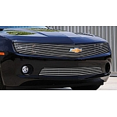 T-Rex Truck Products Grille Insert - Horizontal Bar Rectangular Polished Aluminum - 20027