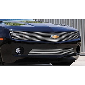T-Rex Truck Products Grille Insert - Horizontal Bar Rectangular Polished Aluminum - 20027