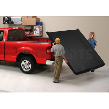 UnderCover Tonneau Cover Hard Tilt-Up Black Matte Textured ABS Composite - 2218-4