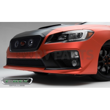 T-Rex Truck Products Grille Insert - Mesh Trapezoid Black Powder Coated Steel - 51982