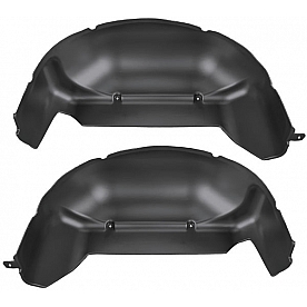Husky Fender Well Liner Thermoplastic Olefin Black - Rear Set Of 2 - 79111