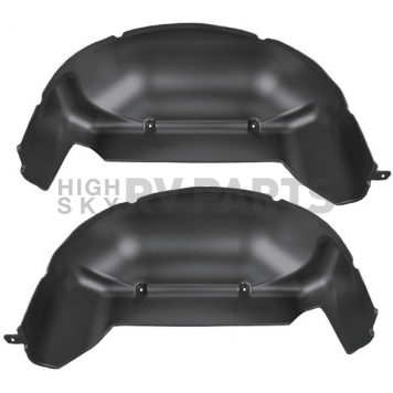 Husky Fender Well Liner Thermoplastic Olefin Black - Rear Set Of 2 - 79111