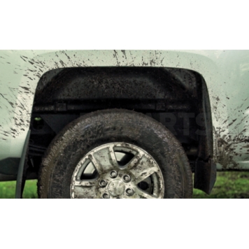 Husky Fender Well Liner Thermoplastic Olefin Black - Rear Set Of 2 - 79111-1