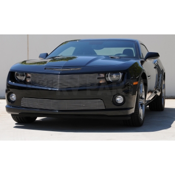 T-Rex Truck Products Grille Insert - Horizontal Bar Polished Aluminum - 54026-1