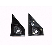 Street Scene Exterior Mirror Bracket Black ABS Plastic Set Of 2 - 95013410