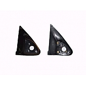 Street Scene Exterior Mirror Bracket Black ABS Plastic Set Of 2 - 95013620