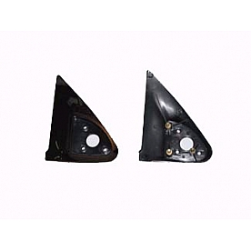 Street Scene Exterior Mirror Bracket Black ABS Plastic Set Of 2 - 95013620