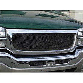 T-Rex Truck Products Grille Insert - Mesh Rectangular Black Powder Coated Steel - 51200