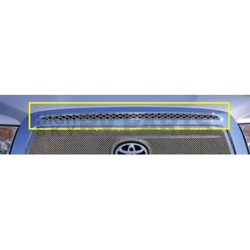 T-Rex Truck Products Grille Insert - Mesh Rectangular Polished Stainless Steel - 54962