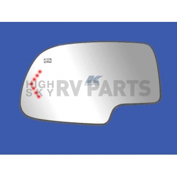 K-Source Exterior Mirror Glass OEM Power Single - 44058