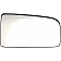 Help! By Dorman Exterior Mirror Glass Rectangular Power Single - 56280