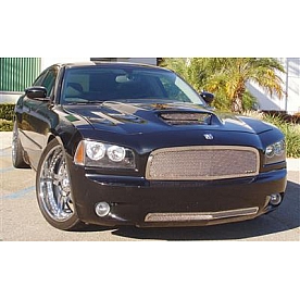 T-Rex Truck Products Grille Insert - Mesh Rectangular Polished Stainless Steel - 54474