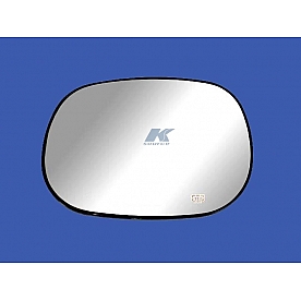 K-Source Exterior Mirror Glass Oval Electric Single - 33016