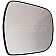 Help! By Dorman Exterior Mirror Glass Rectangular Manual Single - 55023