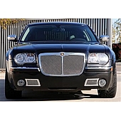T-Rex Truck Products Grille Insert - Mesh Trapezoid Polished Stainless Steel - 54479