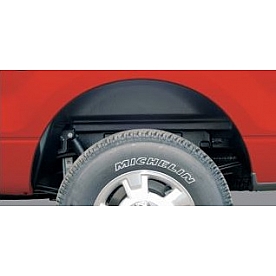 Rugged Liner Fender Well Liner High Density Plastic Black - Rear Set Of 2 - WWF25009