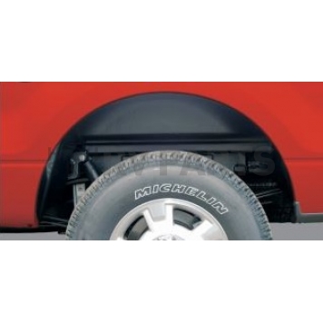 Rugged Liner Fender Well Liner High Density Plastic Black - Rear Set Of 2 - WWF25009