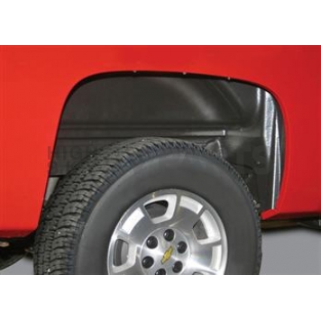 Rugged Liner Fender Well Liner High Density Plastic Black - Rear Set Of 2 - WWGMC07