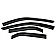 Auto Ventshade (AVS) Rainguard - Smoke Acrylic Set Of 4 - 94183
