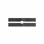 Street Scene Grille Insert - Horizontal Bar Aluminum Polished - 95080100