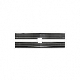 Street Scene Grille Insert - Horizontal Bar Aluminum Polished - 95080100