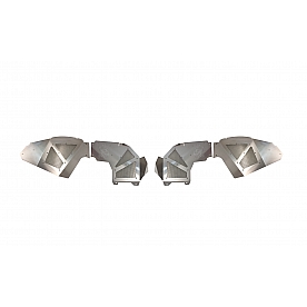 Fishbone Offroad Fender Well Liner Aluminum - Front Set Of 2 - FB33108F