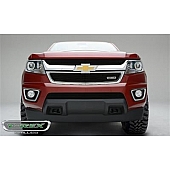 T-Rex Truck Products Grille Insert - Horizontal Bar Rectangular Black Powder Coated Aluminum - 21267B